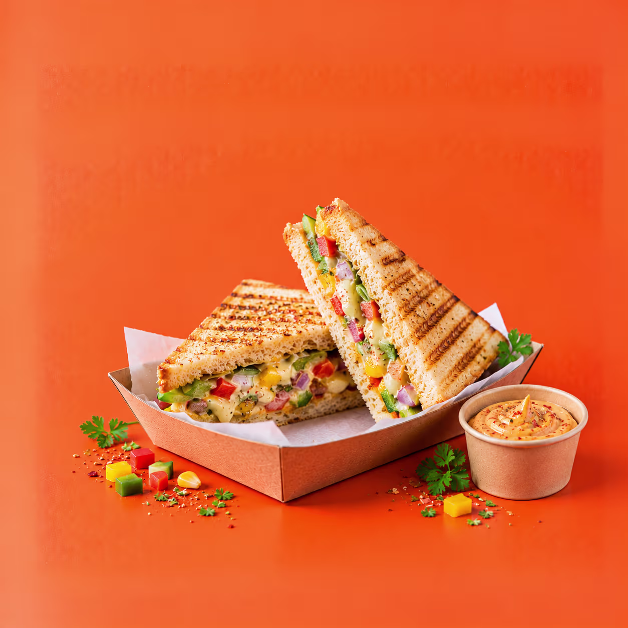 Veg Grilled Sandwich