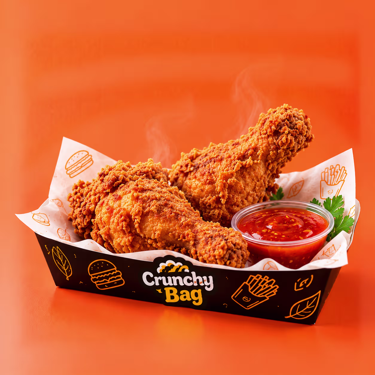 Crunchy  Fried  Chicken 2PCS