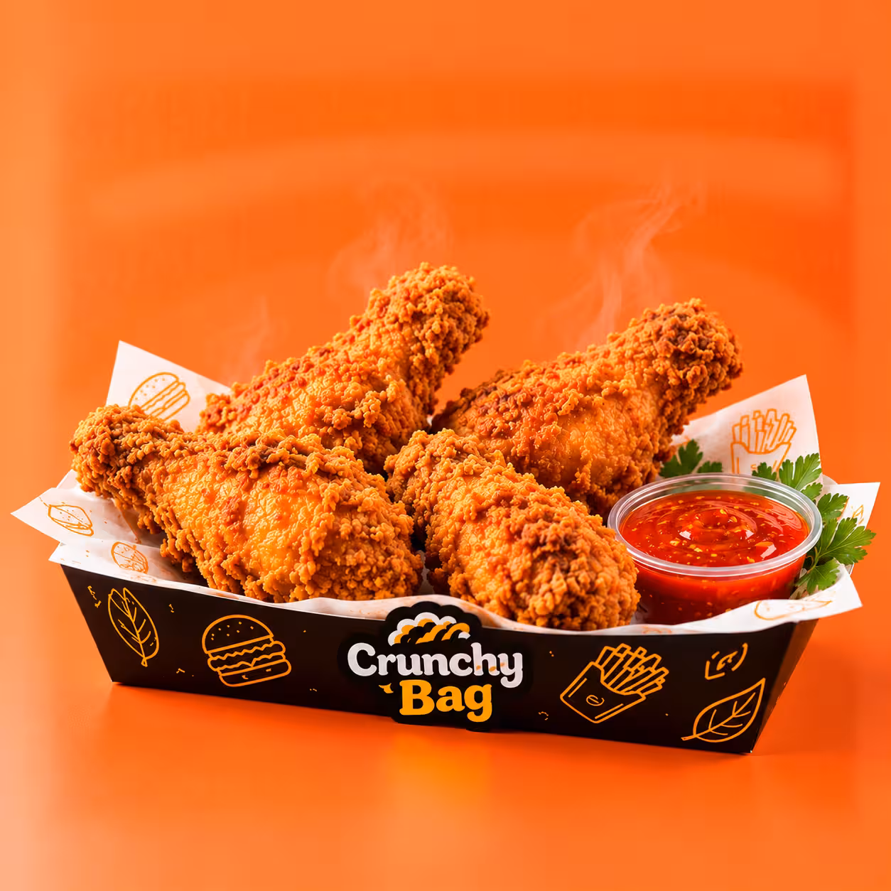 Crunchy Fried Chicken  4PCS